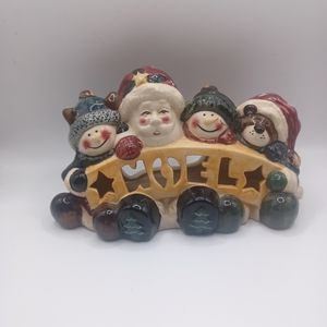 Stitches N Snow Tealight Noel Christmas Decoration 7"
